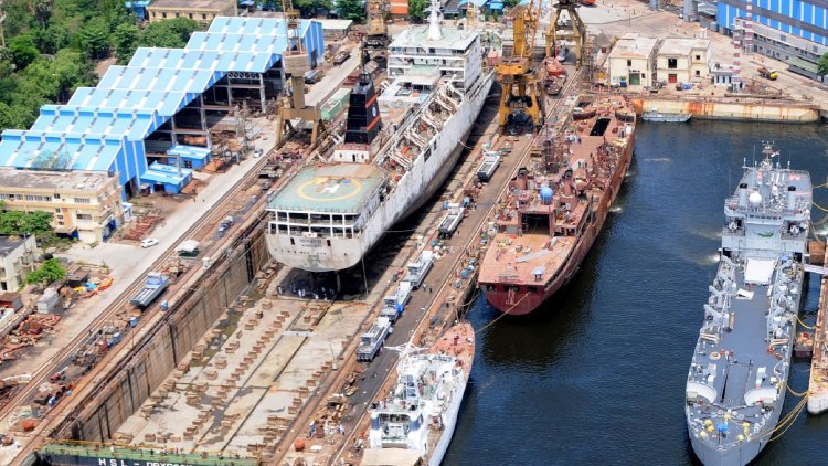 Highest output value ever recorded by Hindustan Shipyard Limited